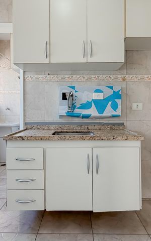 Apartamento à venda com 44m², 1 quarto e 1 vagaCozinha