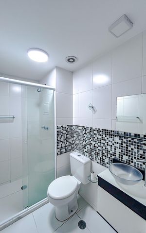 Apartamento à venda com 68m², 2 quartos e 1 vagaBanheiro social