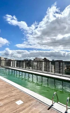 Apartamento à venda com 107m², 2 quartos e 2 vagas Apartamento à venda com 107m², 2 quartos e 2 vagasÁrea comum - Piscina