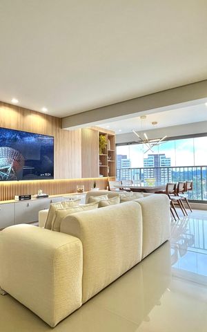 Apartamento à venda com 107m², 2 quartos e 2 vagas Apartamento à venda com 107m², 2 quartos e 2 vagasSala