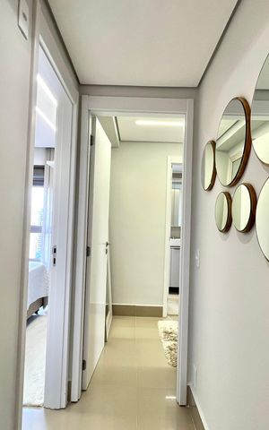 Apartamento à venda com 107m², 2 quartos e 2 vagas Apartamento à venda com 107m², 2 quartos e 2 vagasCorredor