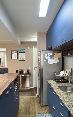 Apartamento à venda com 52m², 2 quartos e 1 vagaCozinha 