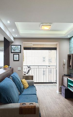 Apartamento à venda com 52m², 2 quartos e 1 vagaSala