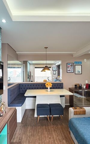 Apartamento à venda com 52m², 2 quartos e 1 vagaSala