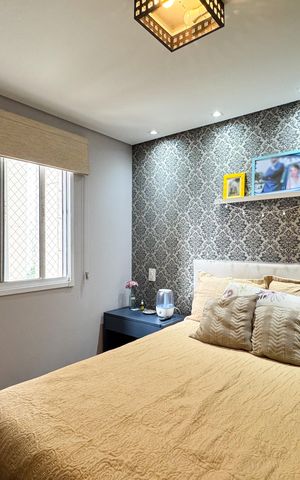 Apartamento à venda com 52m², 2 quartos e 1 vagaQuarto 2