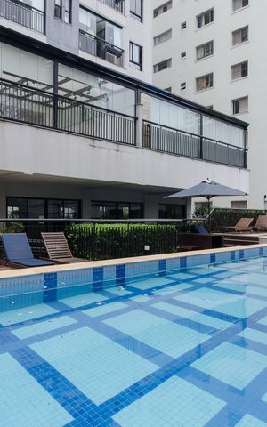 Apartamento à venda com 32m², 1 quarto e 1 vagaPiscina