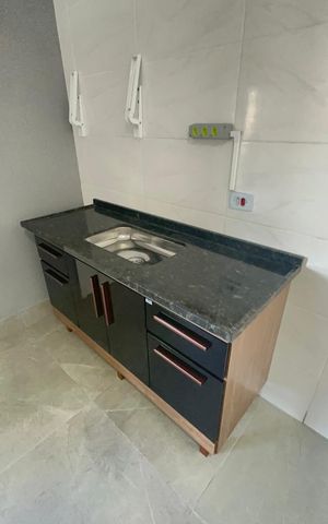 Studio à venda com 47m², 1 quarto e 1 vagaCozinha