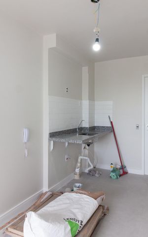 Apartamento para alugar com 33m², 1 quarto e 1 vaga Apartamento para alugar com 33m², 1 quarto e 1 vagaSala - Cozinha