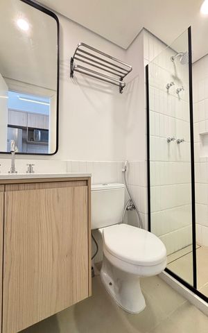 Studio à venda com 27m², 1 quarto e sem vaga Studio à venda com 27m², 1 quarto e sem vagaBanheiro