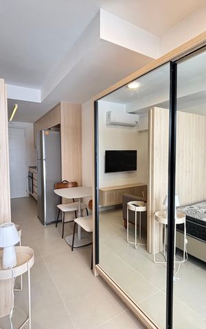 Studio à venda com 27m², 1 quarto e sem vaga Studio à venda com 27m², 1 quarto e sem vagaBanheiro