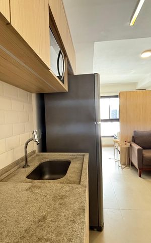 Studio à venda com 27m², 1 quarto e sem vaga Studio à venda com 27m², 1 quarto e sem vagaStudio