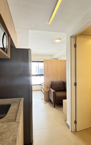 Studio à venda com 27m², 1 quarto e sem vaga Studio à venda com 27m², 1 quarto e sem vagaStudio