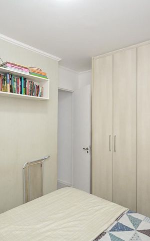Apartamento à venda com 50m², 2 quartos e 1 vagaQuarto 2