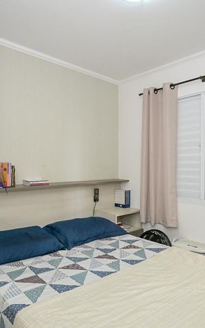 Apartamento à venda com 50m², 2 quartos e 1 vagaQuarto 2