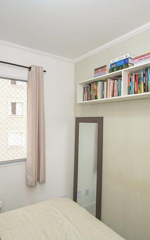 Apartamento à venda com 50m², 2 quartos e 1 vagaQuarto 2