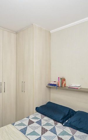 Apartamento à venda com 50m², 2 quartos e 1 vagaQuarto 2