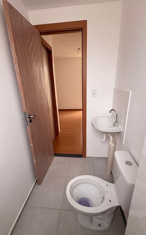 Apartamento para alugar com 40m², 2 quartos e 2 vagas Apartamento para alugar com 40m², 2 quartos e 2 vagasBanheiro