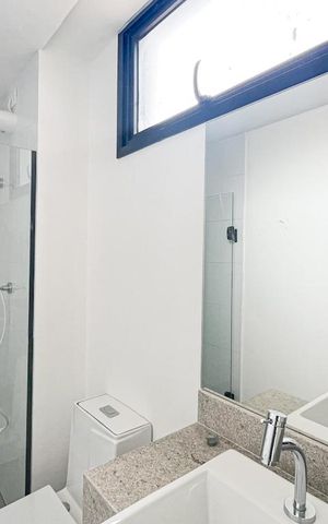Apartamento para alugar com 34m², 1 quarto e sem vaga Apartamento para alugar com 34m², 1 quarto e sem vagaBanheiro
