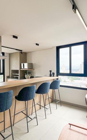 Apartamento para alugar com 34m², 1 quarto e sem vaga Apartamento para alugar com 34m², 1 quarto e sem vagaÁrea gourmet