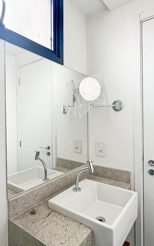 Apartamento para alugar com 34m², 1 quarto e sem vaga Apartamento para alugar com 34m², 1 quarto e sem vagaBanheiro
