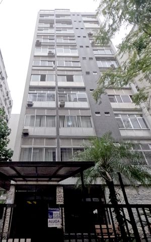 Apartamento para alugar com 45m², 1 quarto e 1 vagaFachada | Adesivo/Placa Quintoandar instalado 