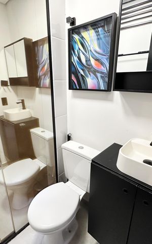 Apartamento à venda com 70m², 1 quarto e sem vagaBanheiro