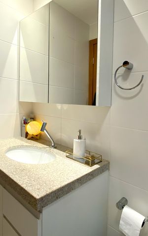 Apartamento à venda com 58m², 2 quartos e 2 vagas Apartamento à venda com 58m², 2 quartos e 2 vagasBanheiro da Suíte 1