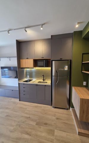 Studio à venda com 28m², 1 quarto e sem vagaStudio