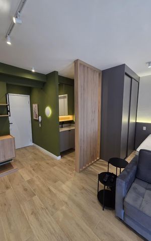 Studio à venda com 28m², 1 quarto e sem vagaStudio