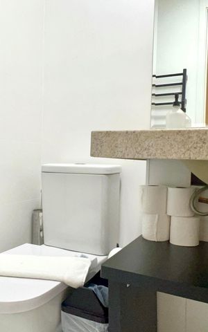 Studio para alugar com 30m², 1 quarto e sem vaga Studio para alugar com 30m², 1 quarto e sem vagaBanheiro