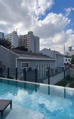 Studio para alugar com 30m², 1 quarto e sem vaga Studio para alugar com 30m², 1 quarto e sem vagaPiscina