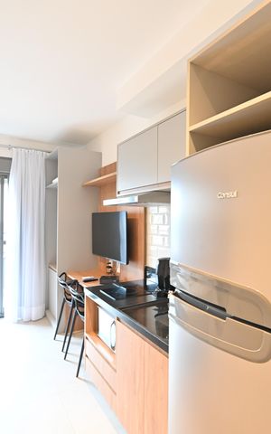 Studio para alugar com 28m², 1 quarto e sem vagaCozinha