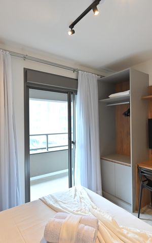 Studio para alugar com 28m², 1 quarto e sem vagaSala/Quarto