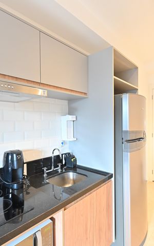 Studio para alugar com 28m², 1 quarto e sem vagaCozinha