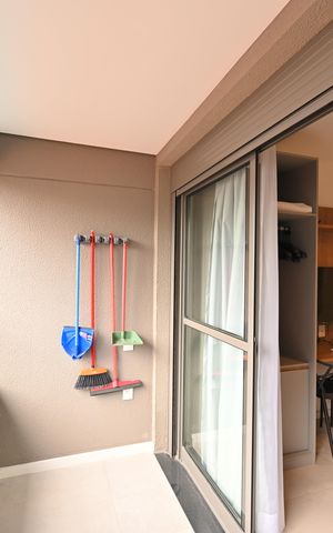 Studio para alugar com 28m², 1 quarto e sem vagaVaranda