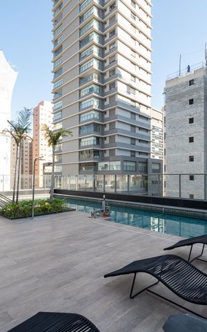 Studio para alugar com 28m², 1 quarto e sem vaga Studio para alugar com 28m², 1 quarto e sem vagaPiscina