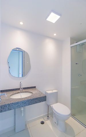 Studio à venda com 25m², 1 quarto e sem vaga Studio à venda com 25m², 1 quarto e sem vagaBanheiro