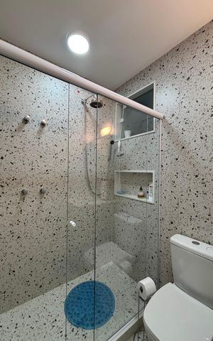 Apartamento à venda com 114m², 3 quartos e sem vaga Apartamento à venda com 114m², 3 quartos e sem vagaBanheiro social