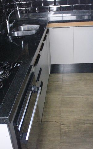 Apartamento à venda com 59m², 2 quartos e 1 vagaCozinha com lavanderia