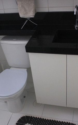 Apartamento à venda com 59m², 2 quartos e 1 vagaBanheiro social 