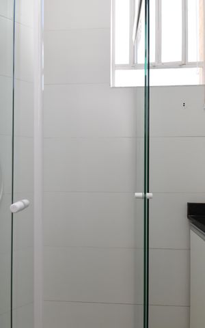 Studio para alugar com 25m², 1 quarto e sem vagaBanheiro do Studio