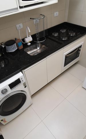Studio para alugar com 25m², 1 quarto e sem vagaCozinha do Studio