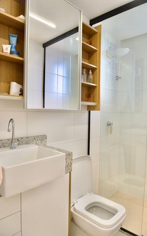 Apartamento para alugar com 79m², 3 quartos e 2 vagas Apartamento para alugar com 79m², 3 quartos e 2 vagasSuíte - Banheiro