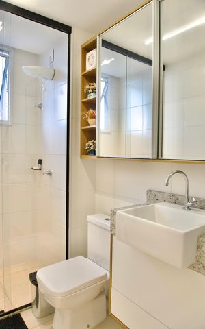 Apartamento para alugar com 79m², 3 quartos e 2 vagas Apartamento para alugar com 79m², 3 quartos e 2 vagasBanheiro