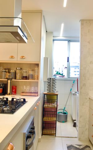 Apartamento para alugar com 79m², 3 quartos e 2 vagas Apartamento para alugar com 79m², 3 quartos e 2 vagasCozinha