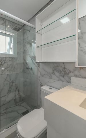 Apartamento à venda com 54m², 1 quarto e 1 vagaBanheiro da Suíte