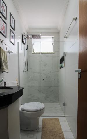 Casa à venda com 174m², 3 quartos e 2 vagasBanheiro Social