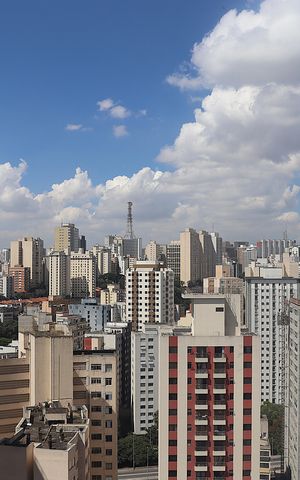 Studio à venda com 24m², 1 quarto e sem vagaVista da Varanda
