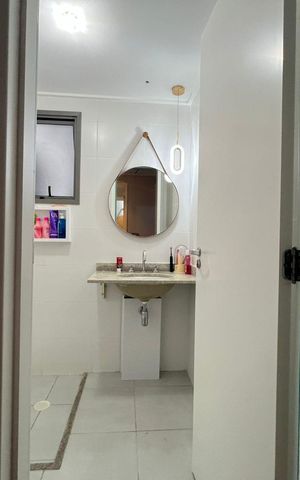 Apartamento à venda com 106m², 4 quartos e 2 vagas Apartamento à venda com 106m², 4 quartos e 2 vagasBanheiro