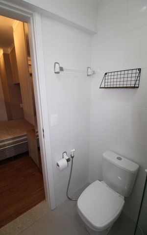 Apartamento para alugar com 45m², 1 quarto e 1 vagaBanheiro da Suíte